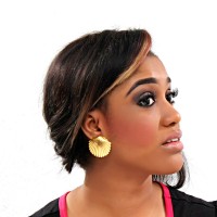 Big clam shell earrings