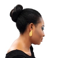 Big water drop earrings